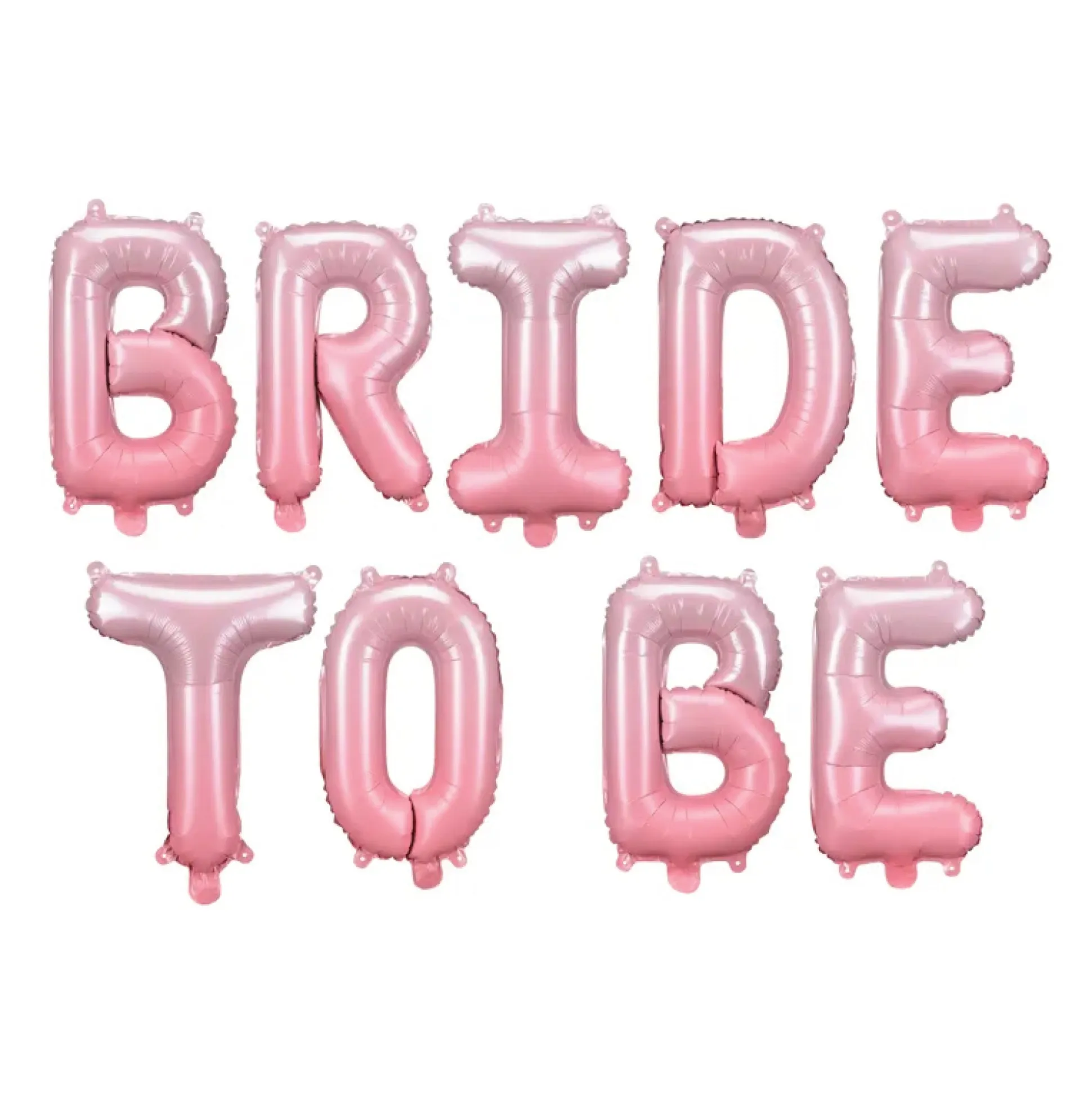 Air-Filled Pink Ombre Bride to Be Balloon Banner