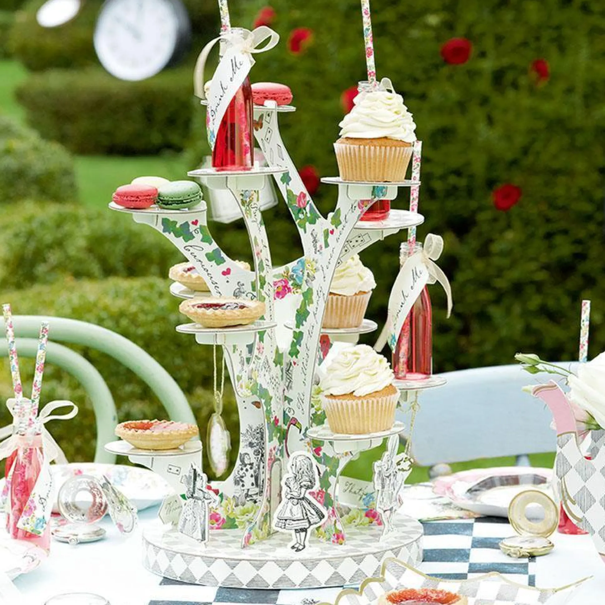 Alice in Wonderland Treat Stand