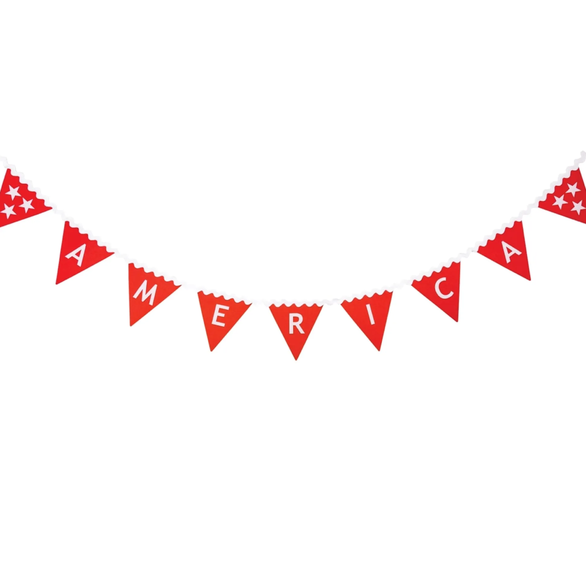 America Felt Pennant Banner 6ft