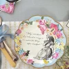 Assorted Alice in Wonderland Dessert Plates 24ct