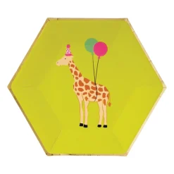 Assorted Party Animals Birthday Lunch Plates 8ct