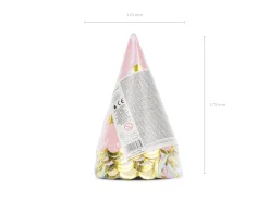 Assorted Pastel Star Party Hats 6ct