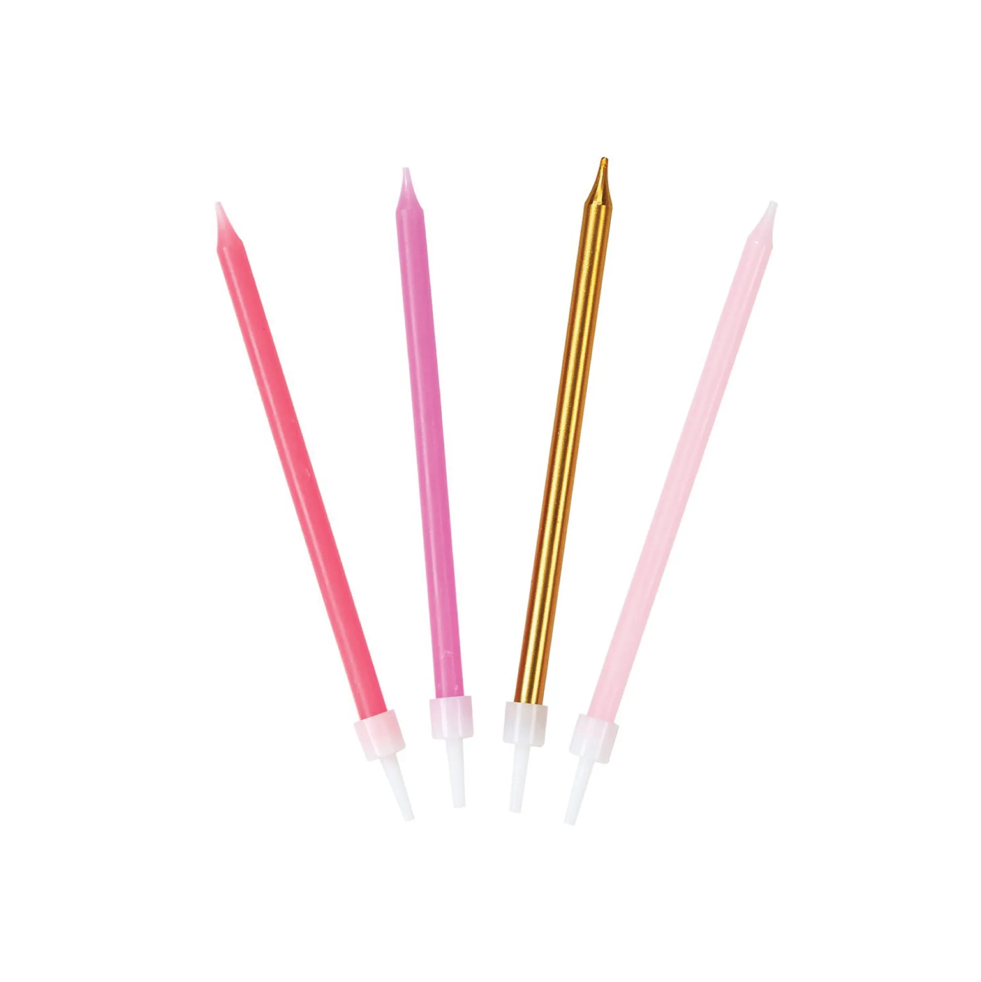Assorted Pink Birthday Candles