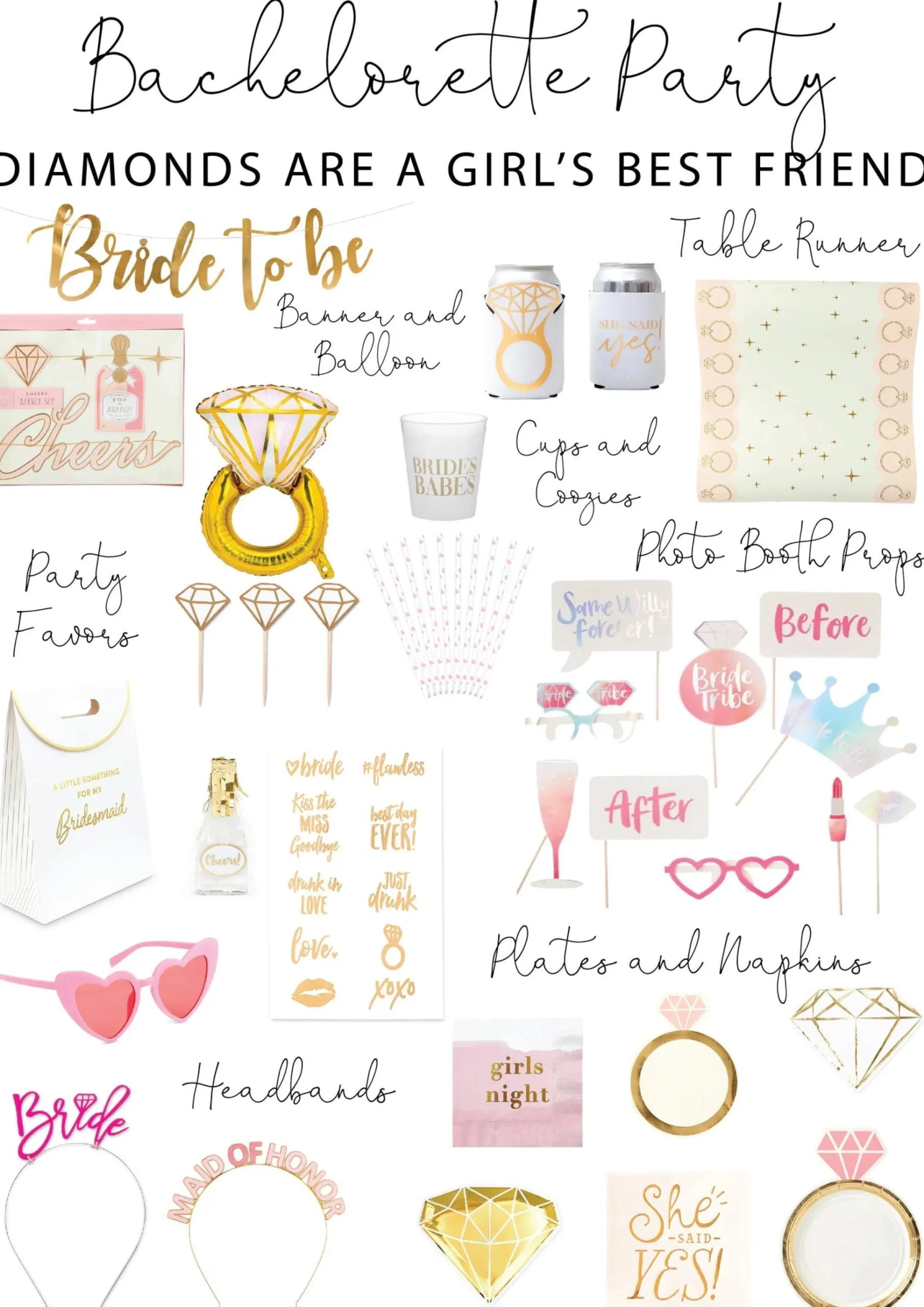 Bachelorette Cheers Banner Set 2ct