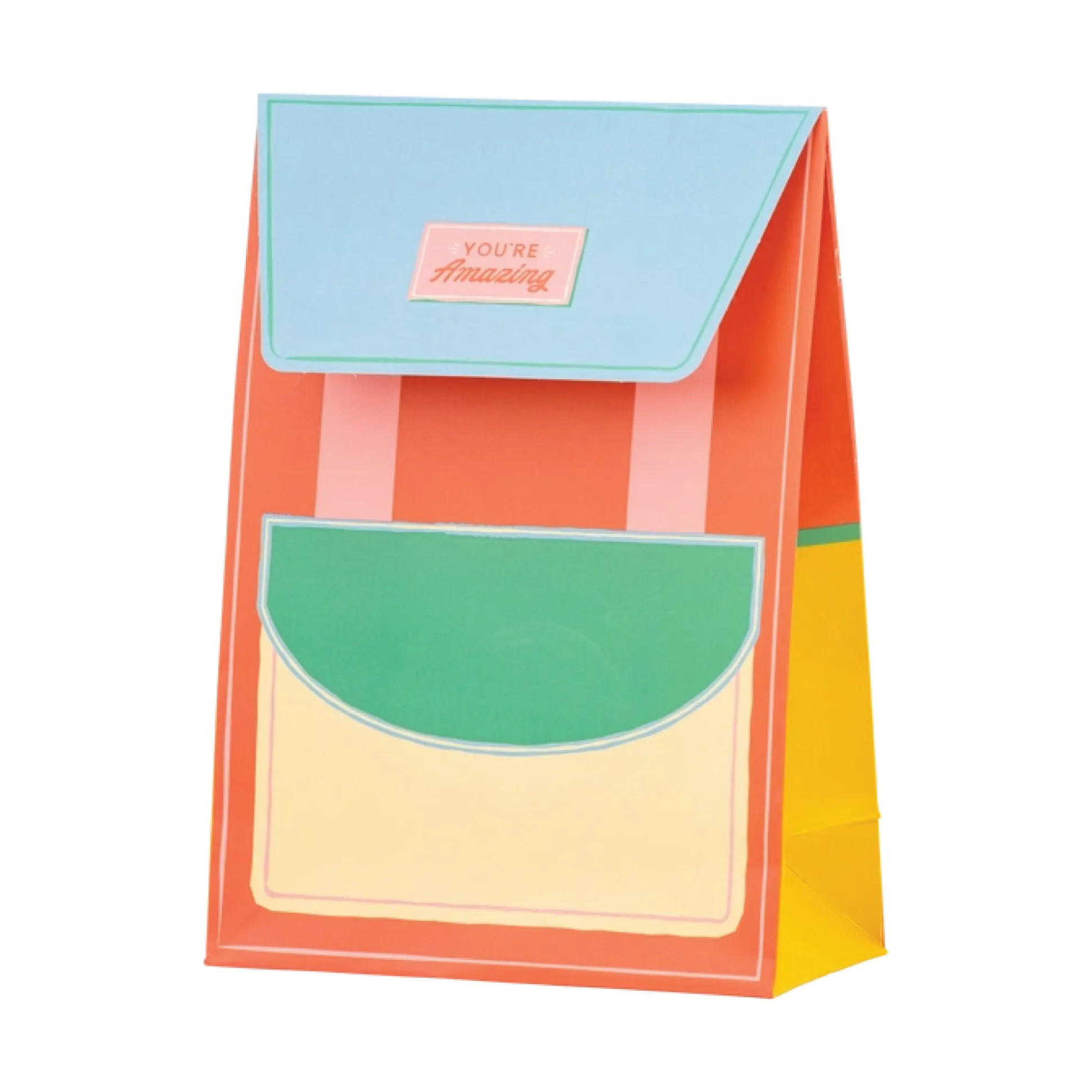 Backpack Shaped Treat Bags & Stickers 8ct