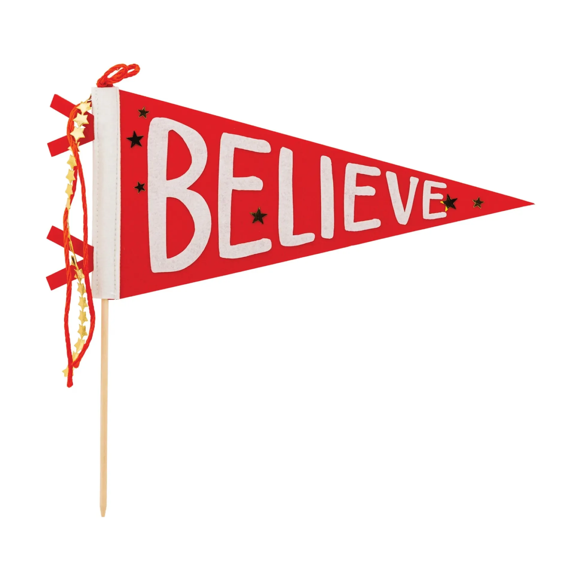Believe & North Pole Felt Pennant Set