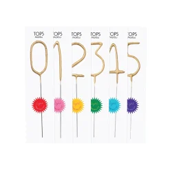 Big Gold Number Sparkler 0-9