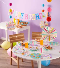 Birthday Bright Paper Hanging Decor 3ct