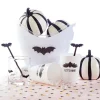 Black Bat Acrylic Drink Stirrers 4ct