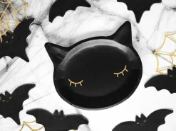 Black Cat Lunch Plates 6ct