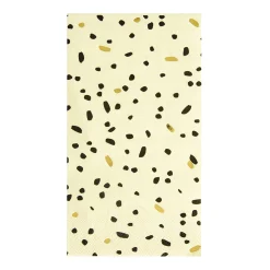 Black & Cream Dot Guest Towels 16ct