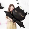 Black Halloween Bat Balloon 20.5in