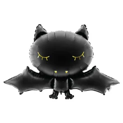 Black Halloween Bat Balloon 20.5in