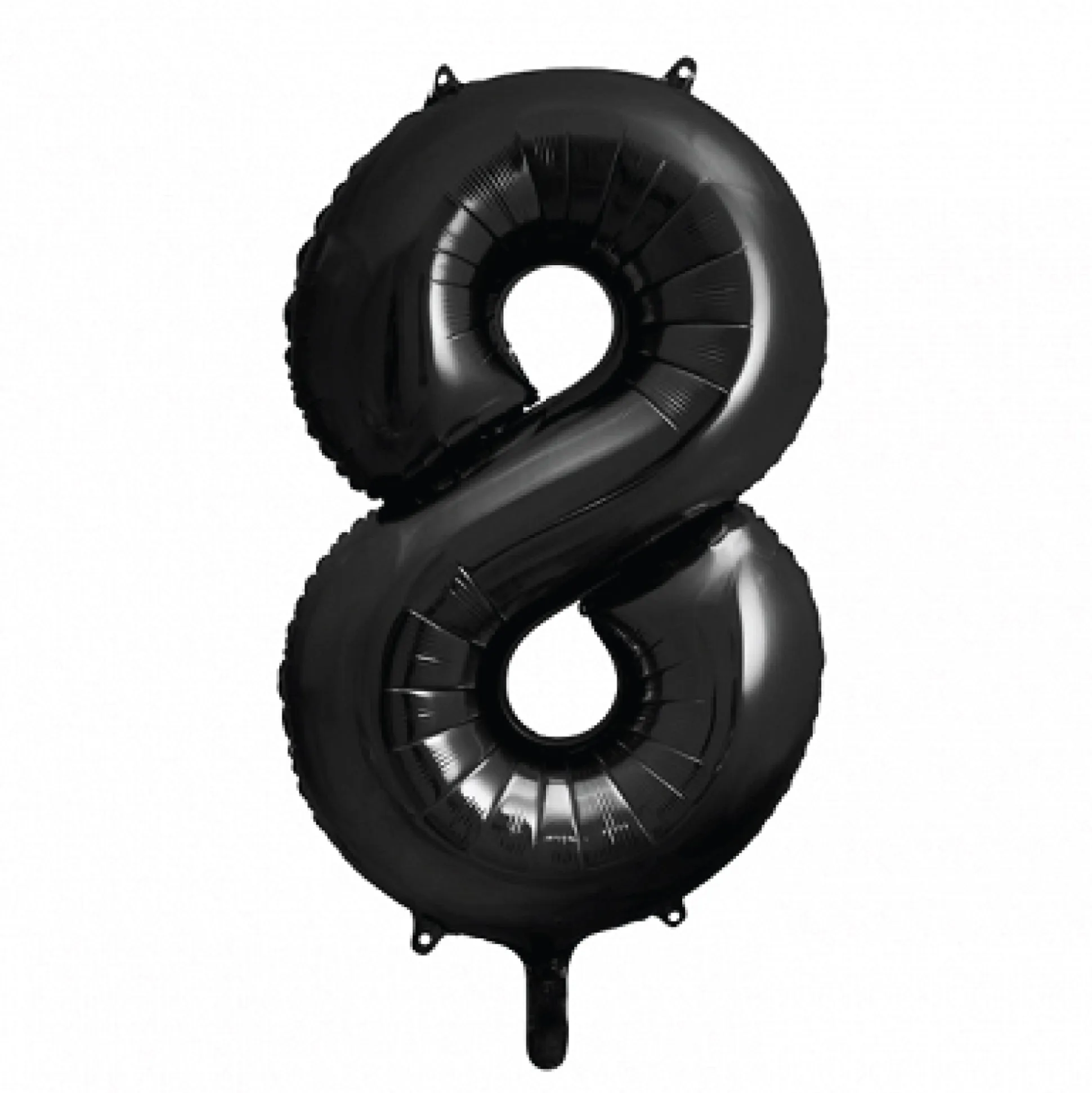 34" Black Number Balloon 0-9