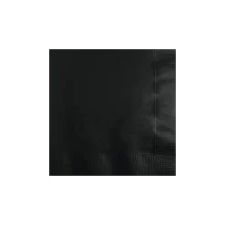Black Paper Dessert Napkins 20ct