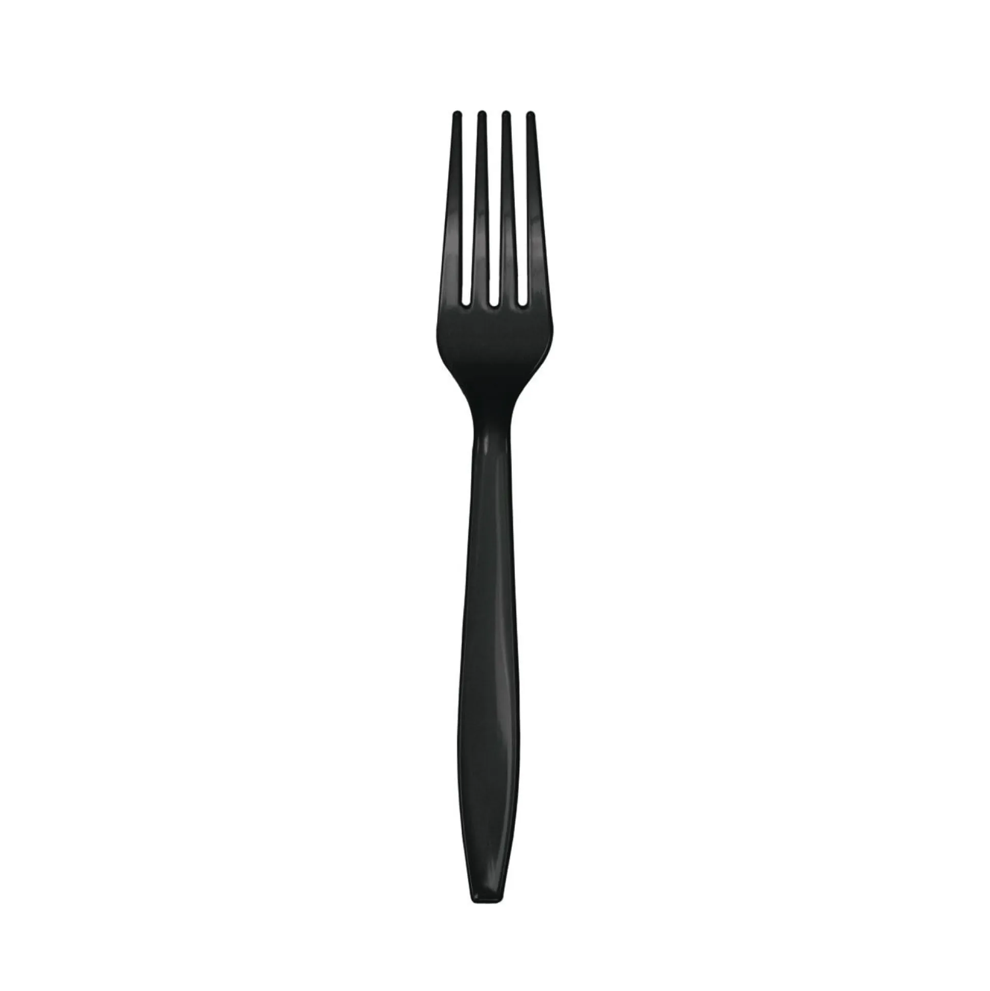 Black Plastic Forks 24ct
