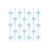 Blue Bow Stripes Lunch Napkins 20ct