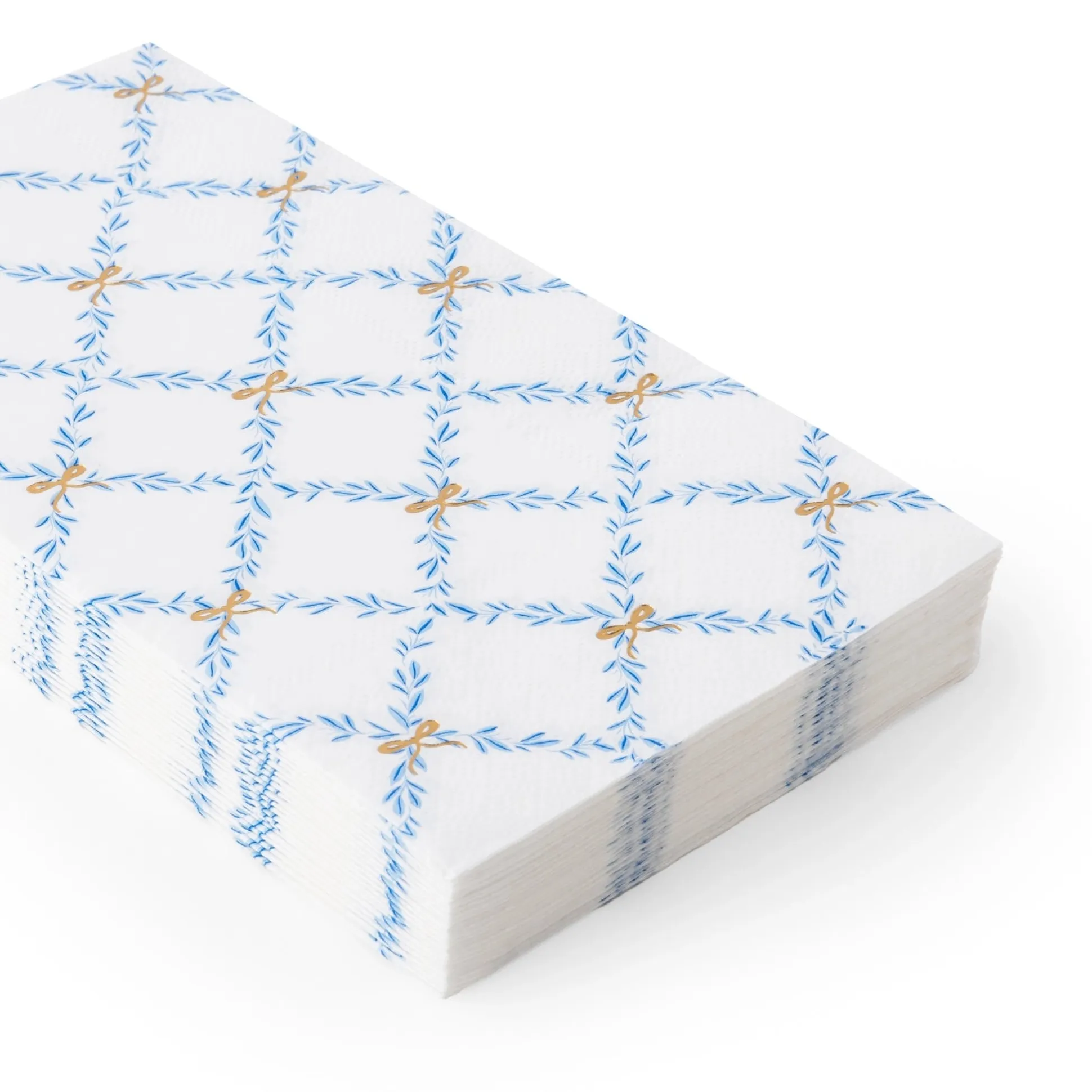 Blue Bow Trellis Guest Towels 20ct