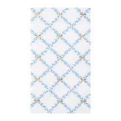 Blue Bow Trellis Guest Towels 20ct