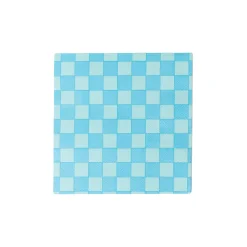 Blue Checkered Dessert Napkins 20ct