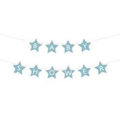 Blue Star Baby Shower Banner 9.5ft