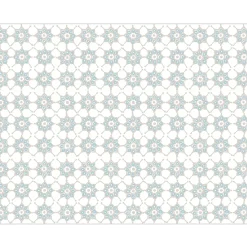Blue Tile Paper Table Runner 25ft