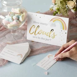 Boho Rainbow Baby Shower Advice Cards & Baby Shower Game