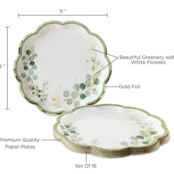 Botanical Garden Lunch Plates 16ct