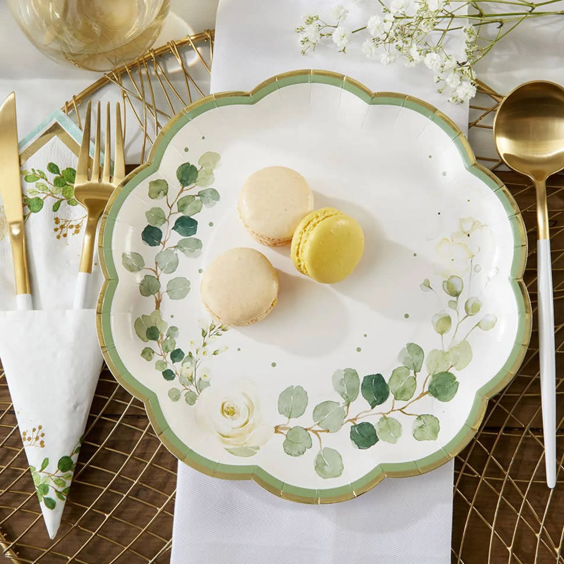 Botanical Garden Lunch Plates 16ct