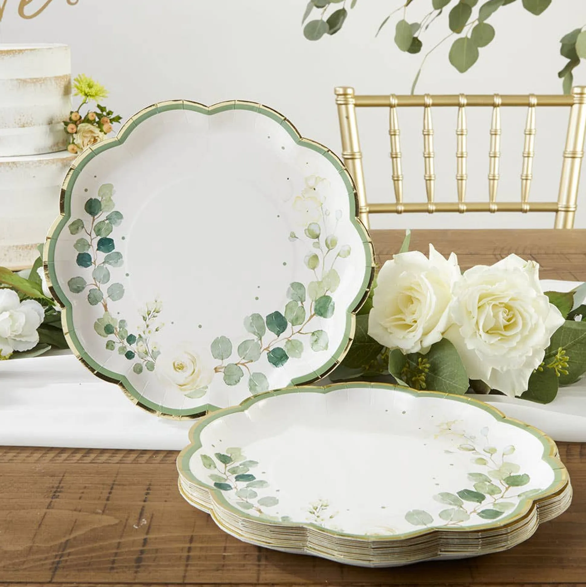 Botanical Garden Lunch Plates 16ct
