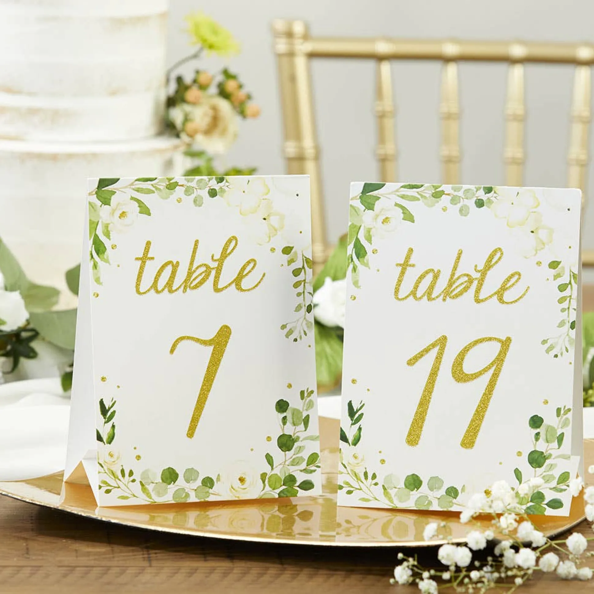 Botanical Garden Wedding Table Numbers (1-25)