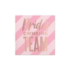 Bride's Drinking Team Dessert Napkins 20ct