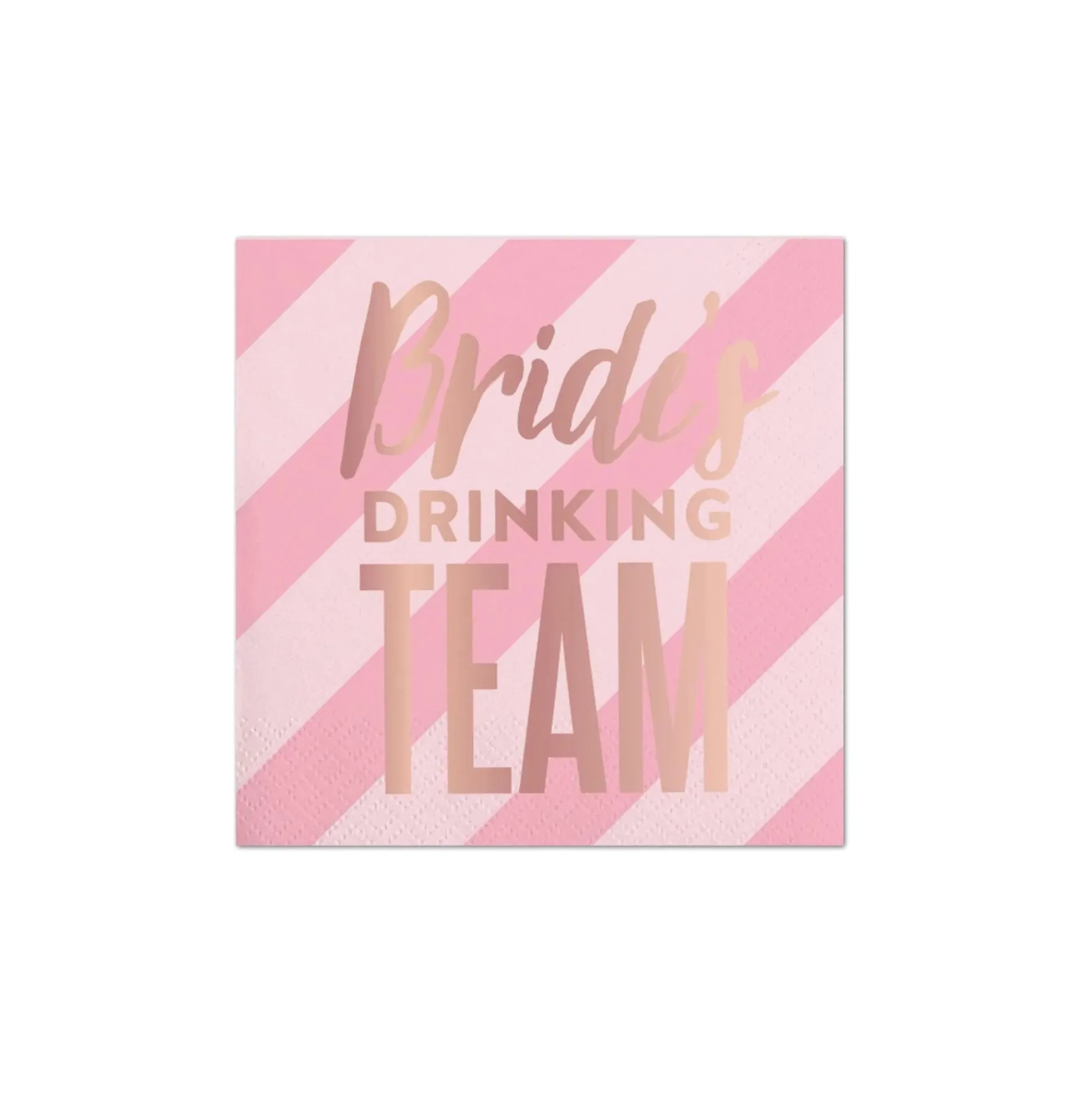 Bride's Drinking Team Dessert Napkins 20ct