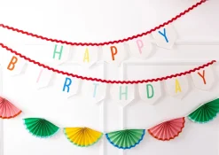 Bright Birthday Bunting Banner 7ft