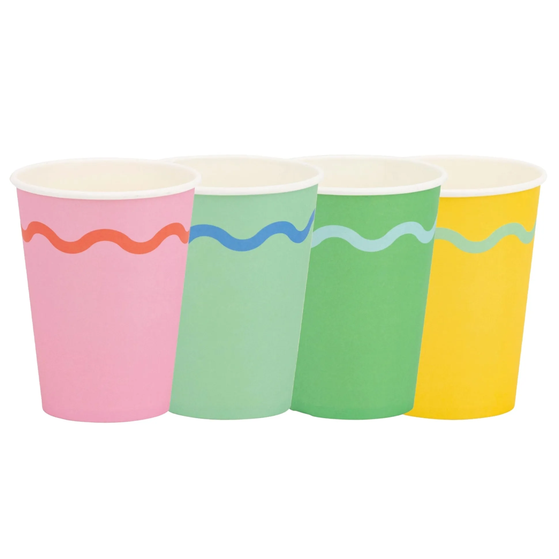 Bright Birthday Party Paper Cups 8ct