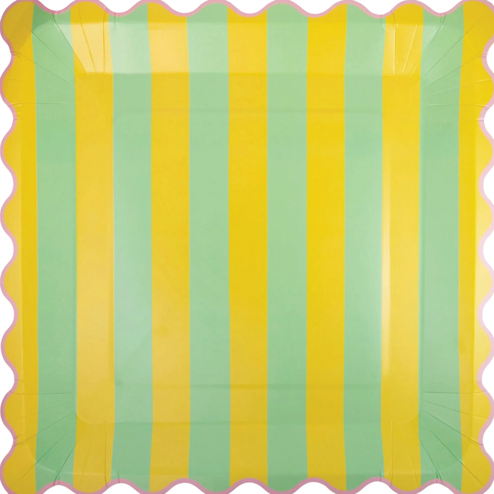 Bright Birthday Stripes Dinner Plates 8ct