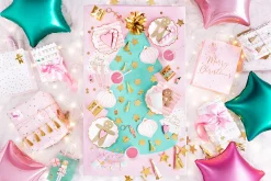 Bright Pink Star Foil Balloon 19in