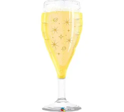 Bubbly Champagne Glass Balloon 39in