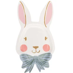 Bunny Face Shaped Dessert Plates 8ct