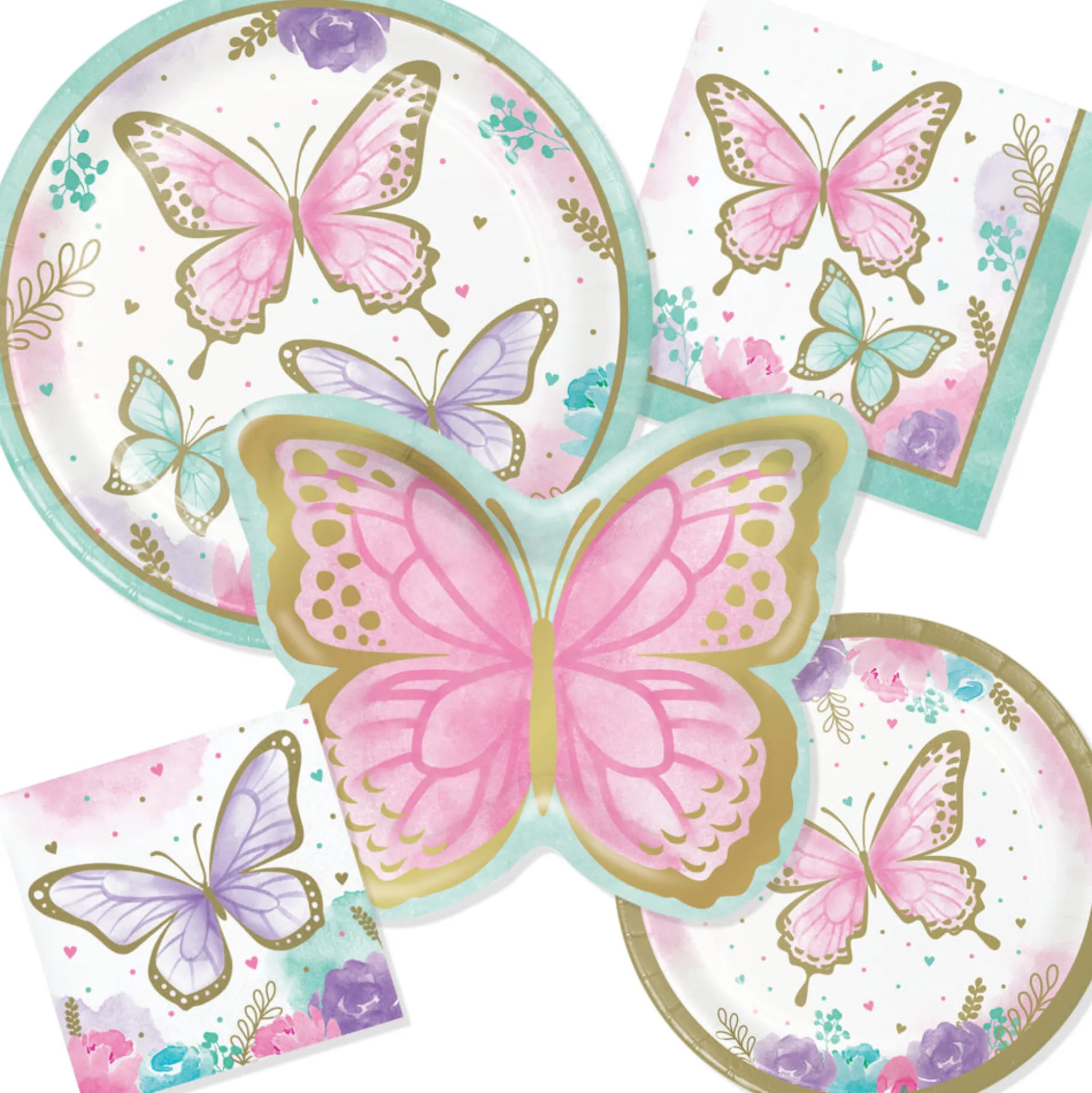 Butterfly Lunch Napkins 16ct