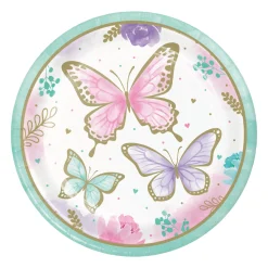 Butterfly Lunch Plates 8ct