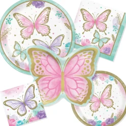 Butterfly Lunch Plates 8ct