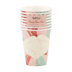 Candy Cane Lane Peppermint Paper Cups 8ct