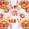 Carnival Tent Lunch Plates 8ct