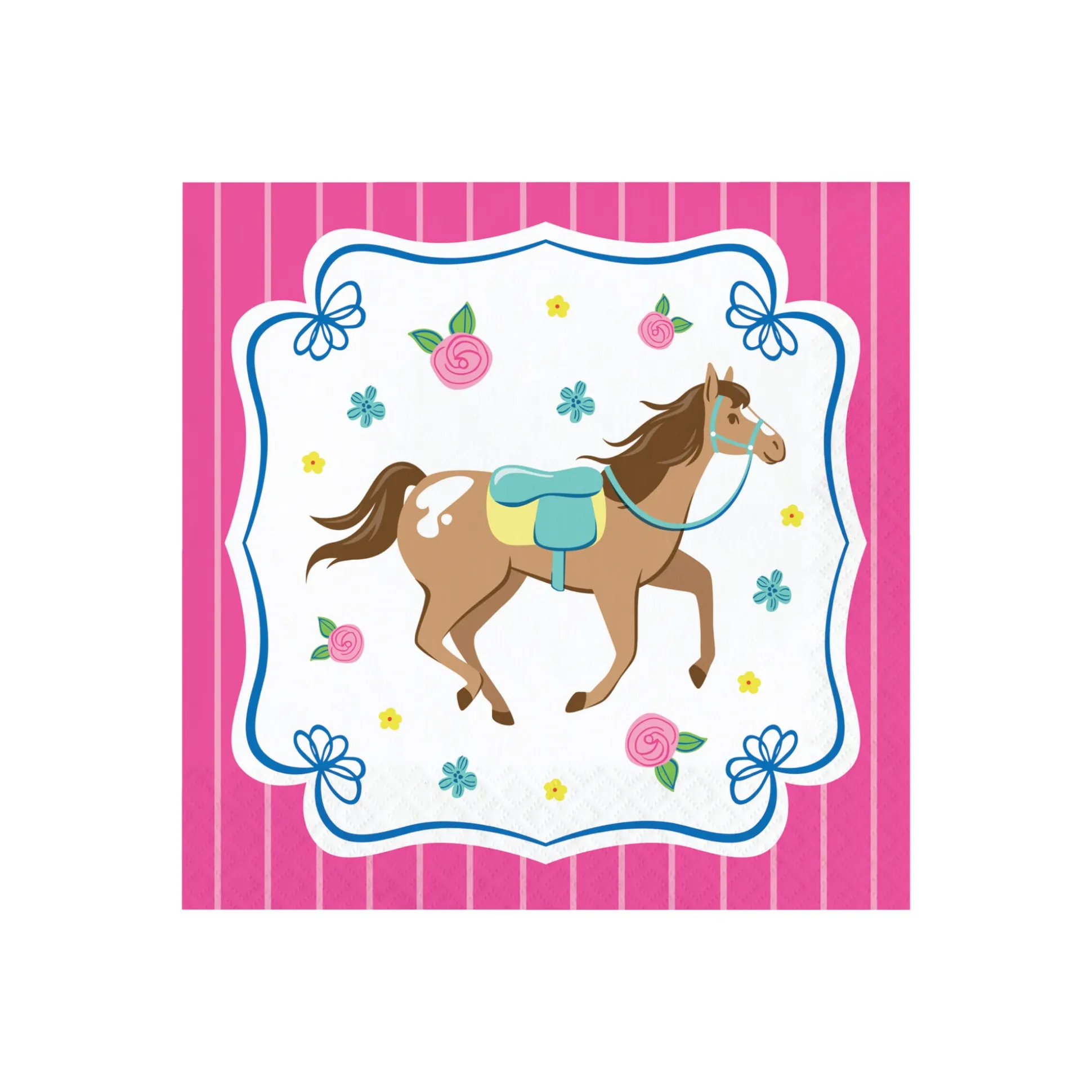 Charming Horse Lunch Napkins 16ct