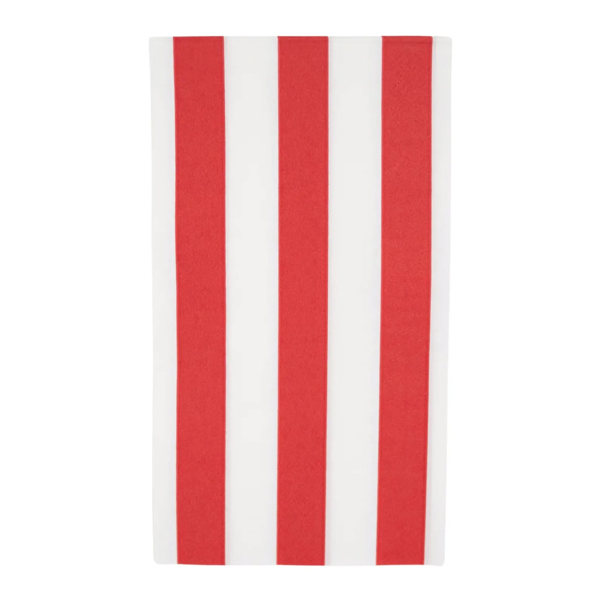 Cherry Red Cabana Striped Paper Guest Towels 20ct