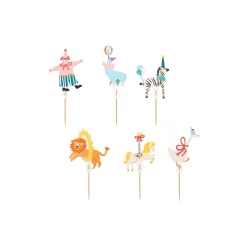 Circus Cupcake Toppers 6ct