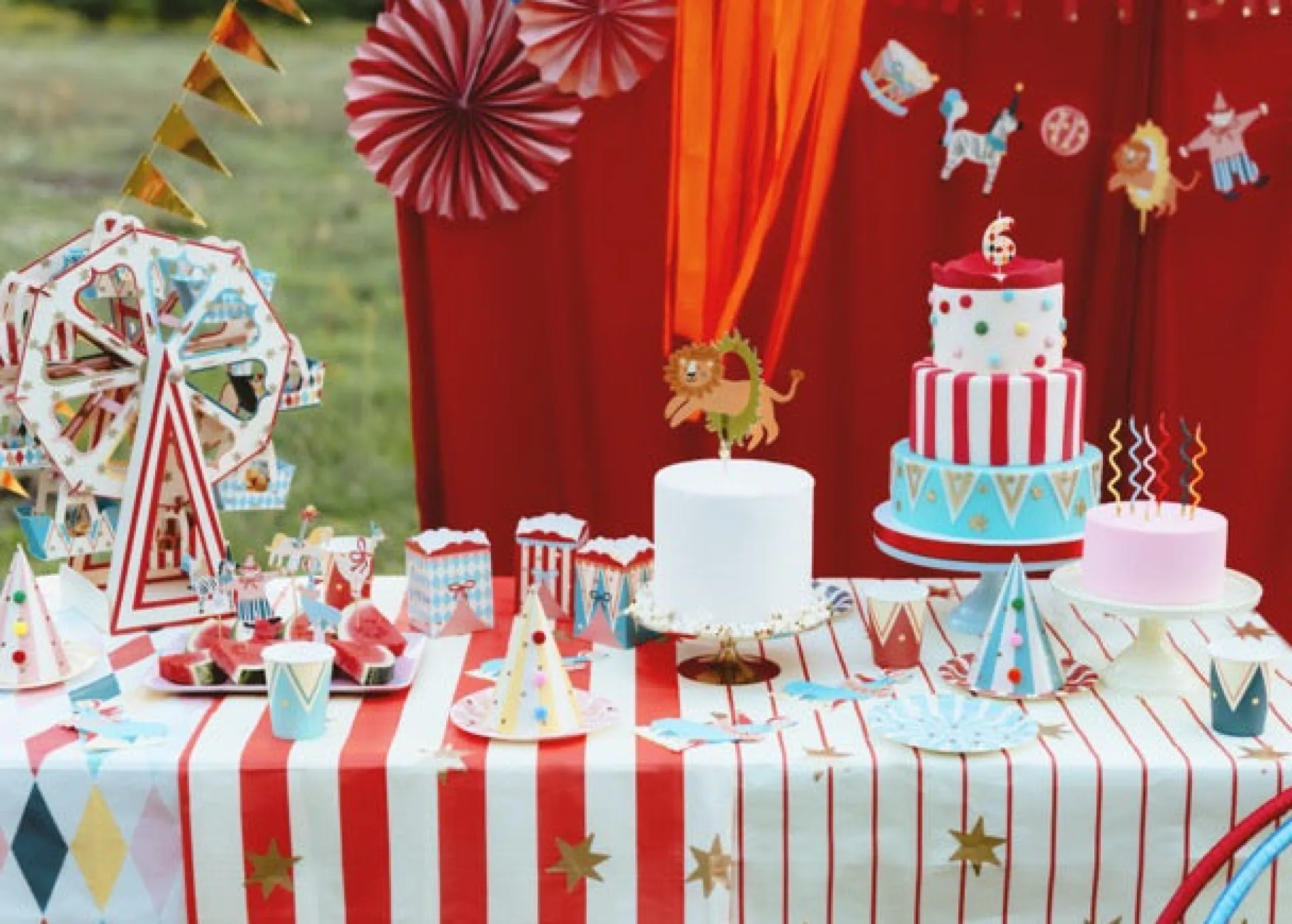 Circus Lion Cake Topper
