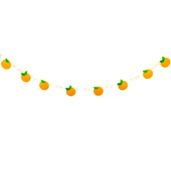 Citrus Orange Felt Banner 6ft