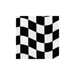 Classic Checkered Flag Dessert Napkins 16ct